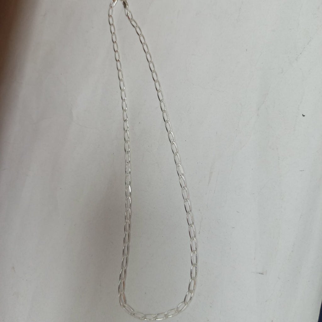 CADENA TEJIDO ESLABONES PLATA .925 55 CM 10 GR (NUEVO)