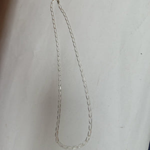 CADENA TEJIDO ESLABONES PLATA .925 55 CM 10 GR (NUEVO)