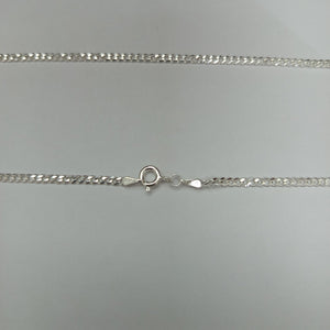 CADENA TEJIDO BARBADO PLATA .925 60 CM 5.7 GR (NUEVO)
