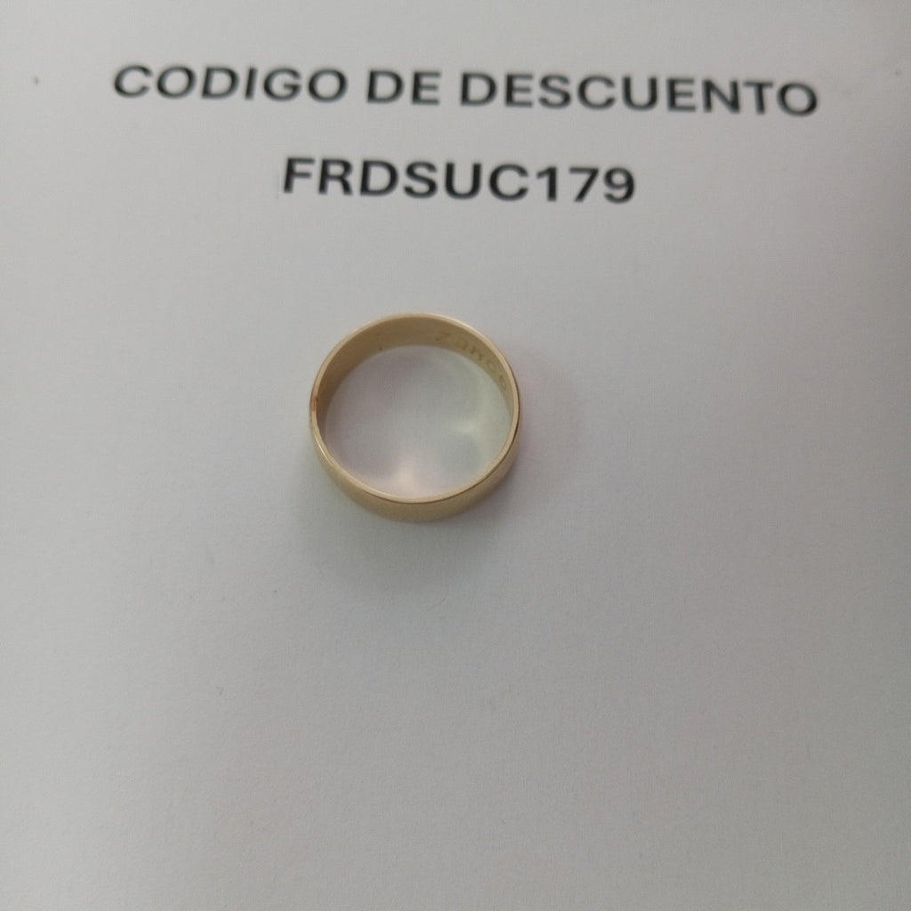 ARGOLLA ORO 14 K 7.1 GRMS (SEMINUEVO)