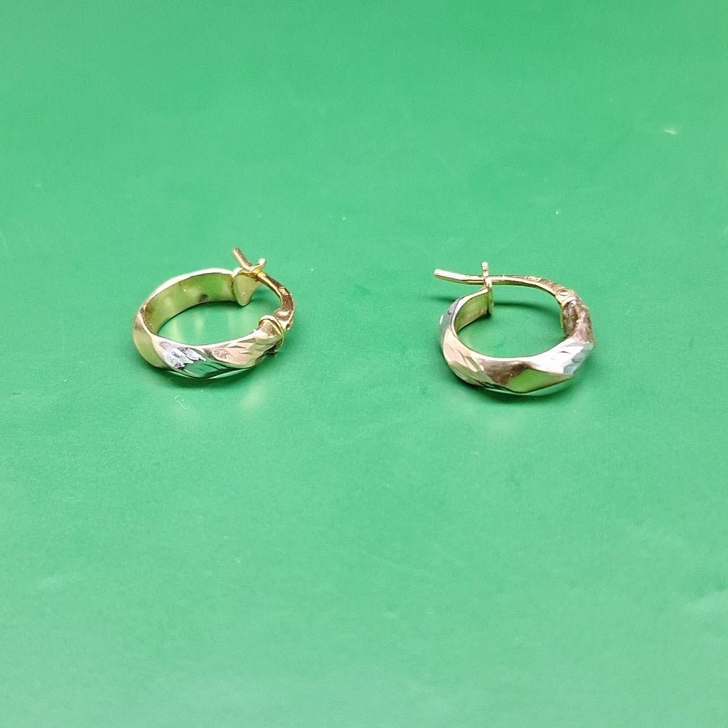 ARRACADAS PAR ORO 14 K 1.3 GRMS (SEMINUEVO)