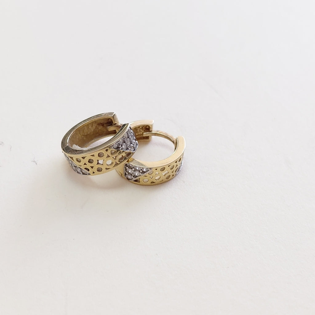 ARETES PAR ORO 14 K 2,50 GRMS (SEMINUEVO)