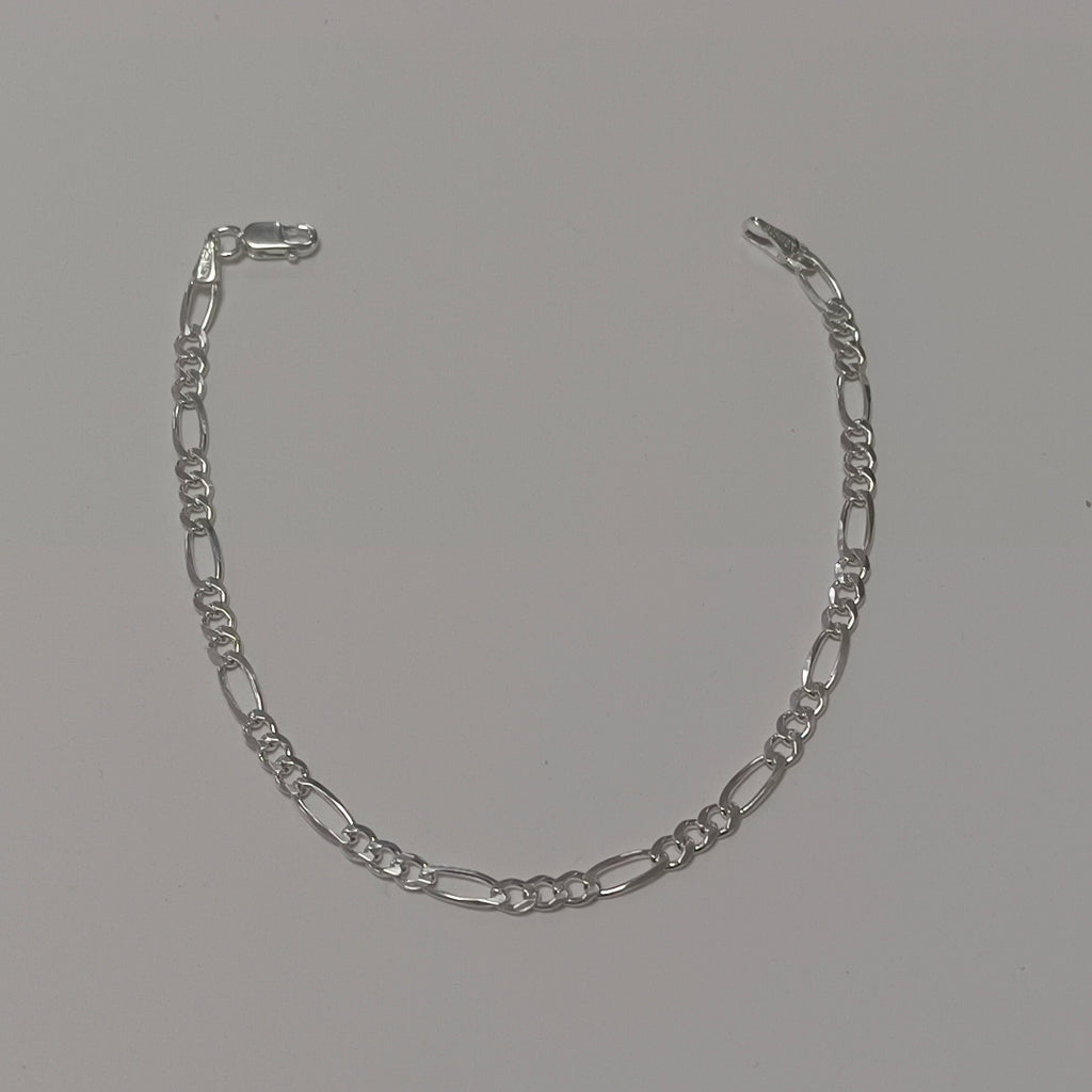 PULSERA TEJIDO 3X1 PLATA .925 18 CM 2.7 GR (NUEVO)