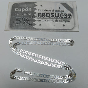 CADENA TEJIDO GUCHI PLATA .925 55 CM 12.9 GR (NUEVO)