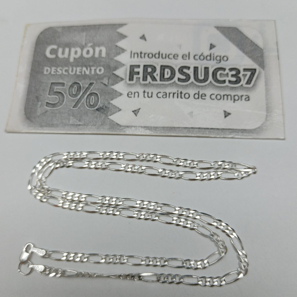 CADENA TEJIDO 3X1 PLATA .925 50 CM 7 GR (NUEVO)