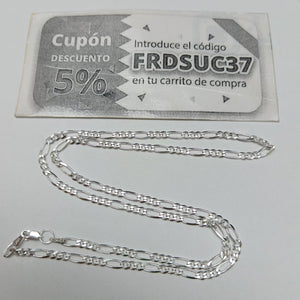 CADENA TEJIDO 3X1 PLATA .925 55 CM 7.6 GR (NUEVO)