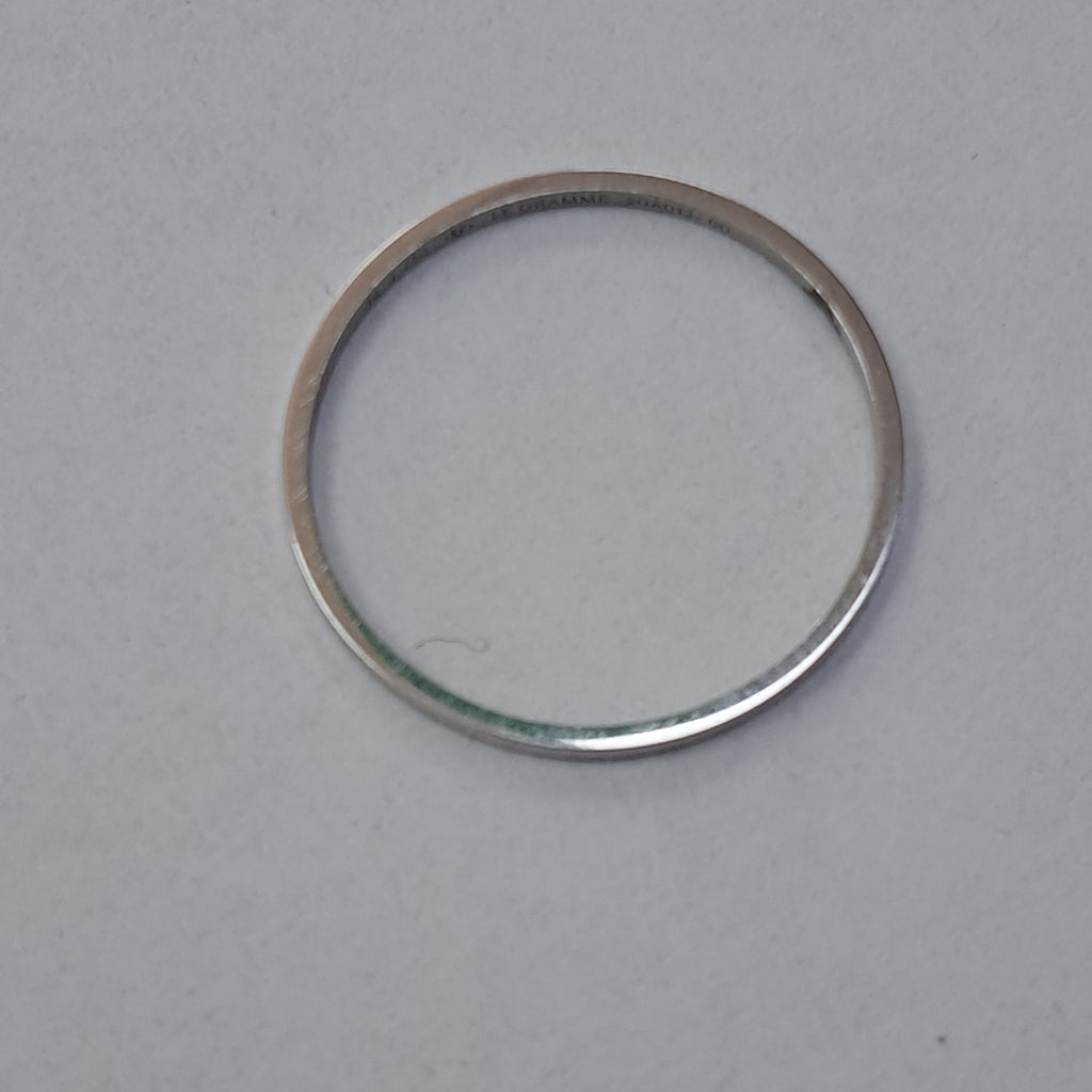 ANILLO ORO BLANCO 18 K 1,00 GRMS (SEMINUEVO)