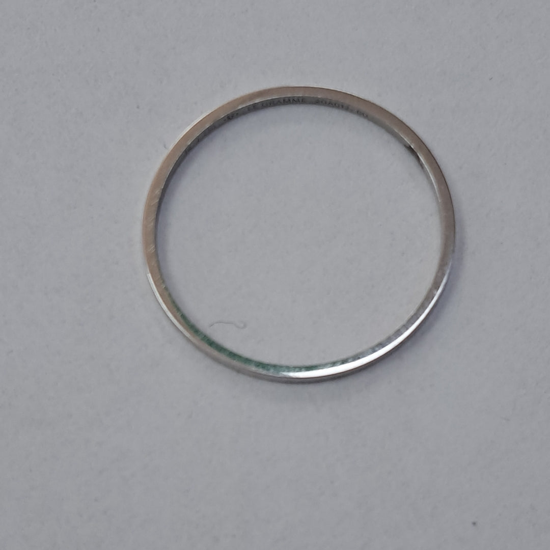 ANILLO ORO BLANCO 18 K 1,00 GRMS (SEMINUEVO)