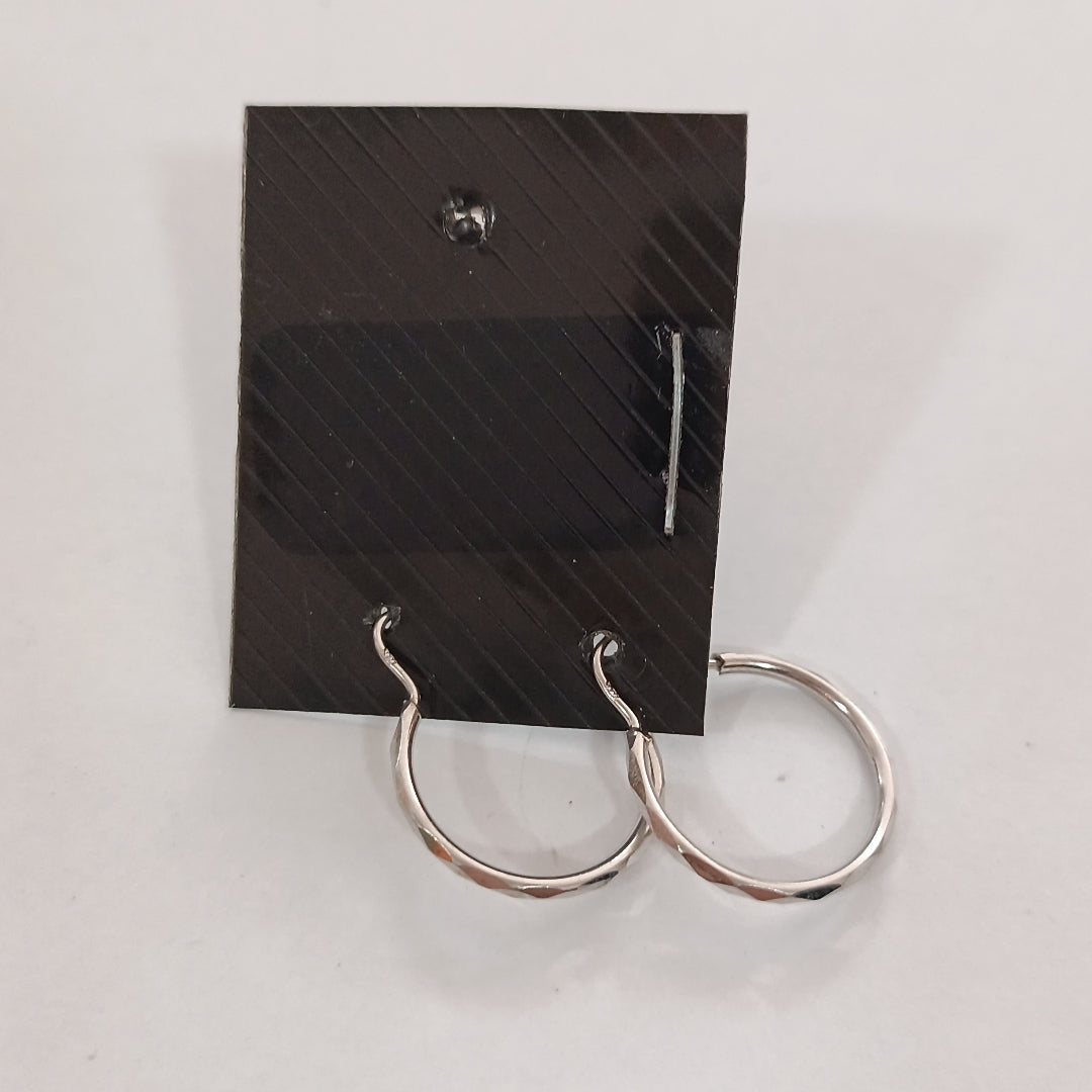 ARRACADAS PAR ORO, ORO BLANCO 14 K 1.3 GRMS (SEMINUEVO)