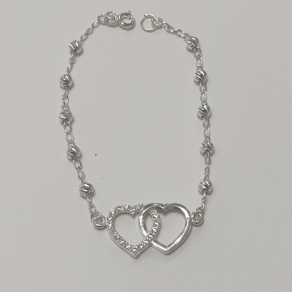PULSERA TEJIDO TEJIDO ESPECIAL PLATA .925 18 CM 3.9 GR (NUEVO)