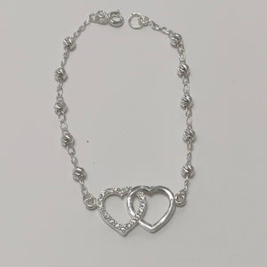 PULSERA TEJIDO TEJIDO ESPECIAL PLATA .925 18 CM 3.9 GR (NUEVO)
