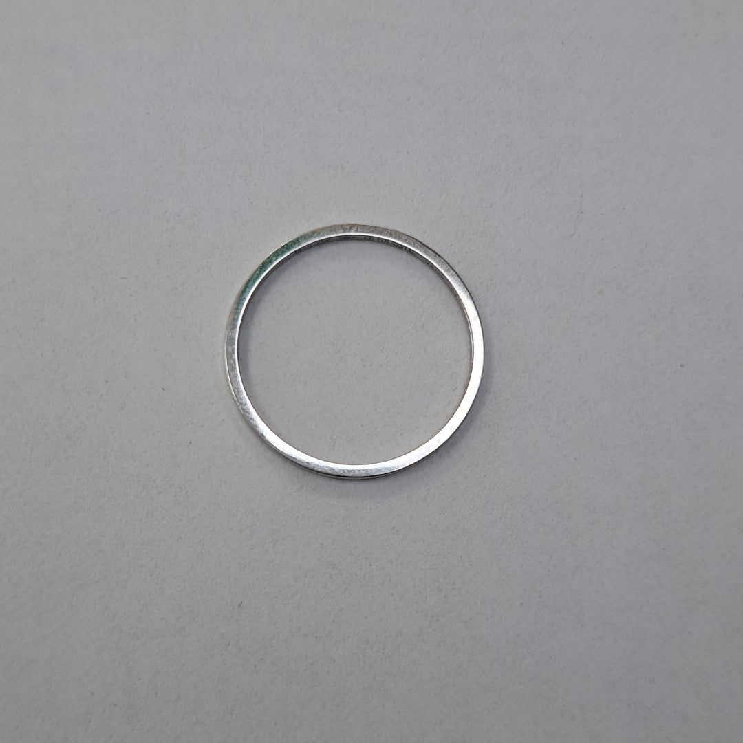ANILLO ORO BLANCO 18 K 1,00 GRMS (SEMINUEVO)
