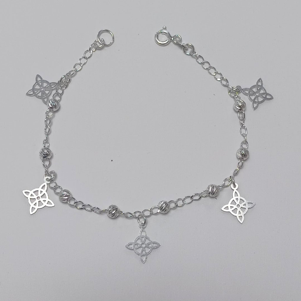 PULSERA TEJIDO ESPECIAL PLATA .925 18 CM 3.2 GR (NUEVO)