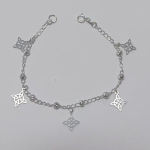 PULSERA TEJIDO ESPECIAL PLATA .925 18 CM 3.2 GR (NUEVO)