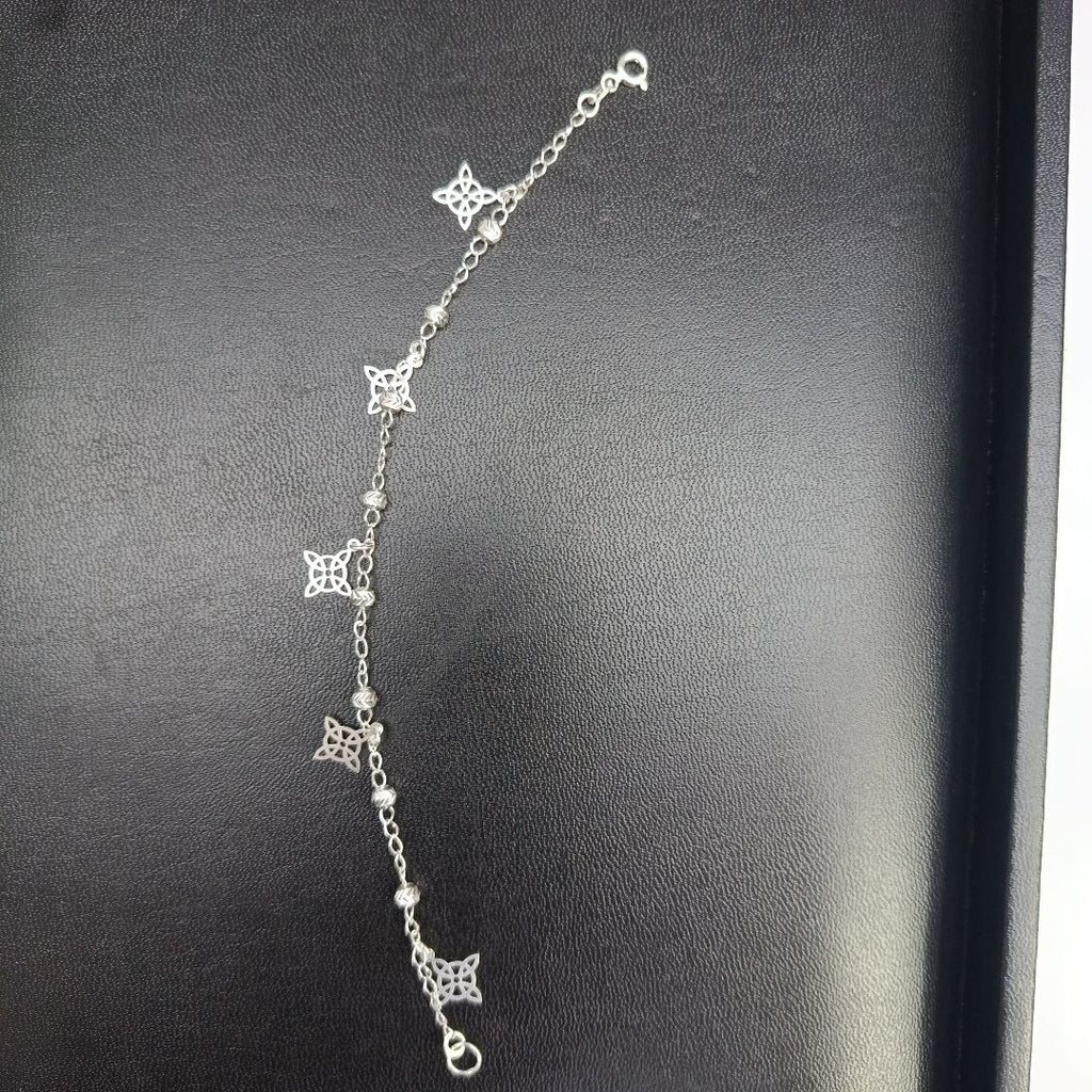 PULSERA TEJIDO ESPECIAL PLATA .925 18 CM 3.2 GR (NUEVO)