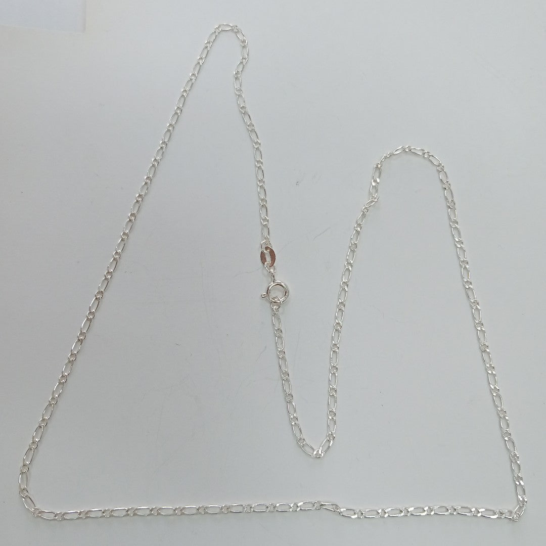 CADENA TEJIDO 1X1 PLATA .925 55 CM 3.3 GR (NUEVO)