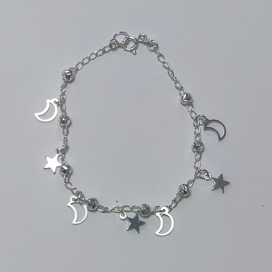 PULSERA TEJIDO TEJIDO ESPECIAL PLATA .925 18 CM 3.1 GR (NUEVO)