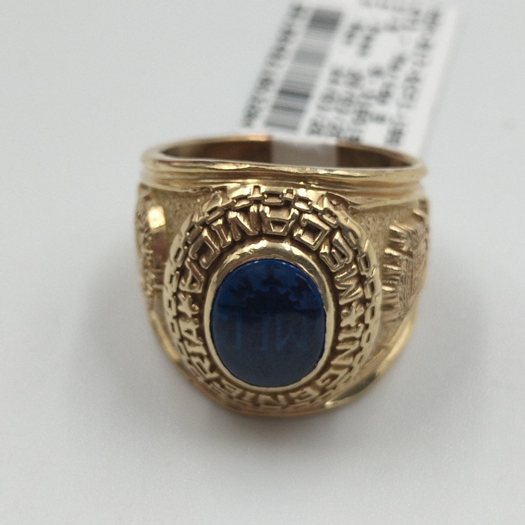 ANILLO DE GRADUACIÓN ORO 10 K 14.4 GRMS (SEMINUEVO)