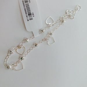 PULSERA TEJIDO ESPECIAL PLATA .925 18 CM 2.7 GR (NUEVO)
