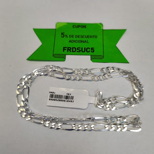 CADENA TEJIDO 3X1 PLATA .925 55 CM 14.3 GR (NUEVO)