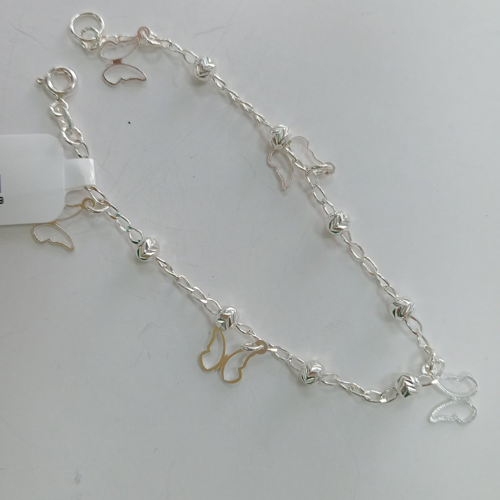 PULSERA TEJIDO ESPECIAL PLATA .925 18 CM 2.8 GR (NUEVO)