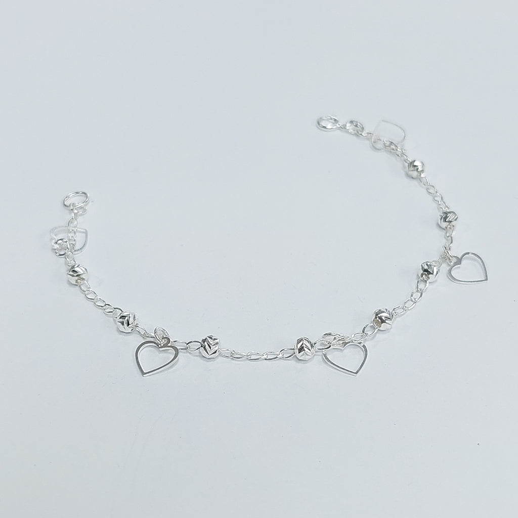 PULSERA TEJIDO ESPECIAL PLATA .925 18 CM 2.6 GR (NUEVO)