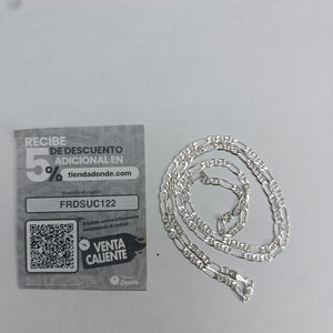 CADENA TEJIDO MARINERO PLATA .925 55 CM 7.5 GR (NUEVO)
