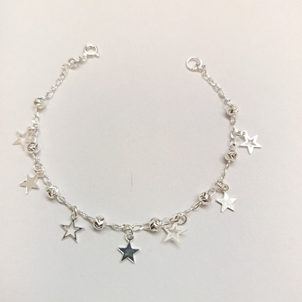 PULSERA TEJIDO ESPECIAL PLATA .925 18 CM 3.1 GR (NUEVO)