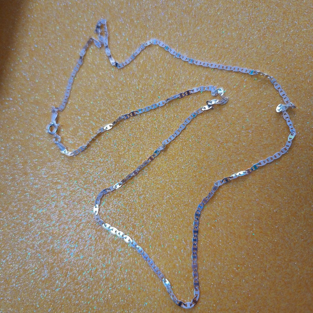 CADENA TEJIDO ESPEJO PLATA .925 60 CM 4.2 GR (NUEVO)