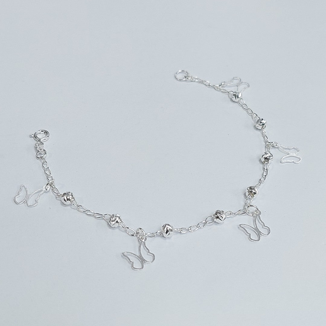 PULSERA TEJIDO ESPECIAL PLATA .925 18 CM 2.8 GR (NUEVO)