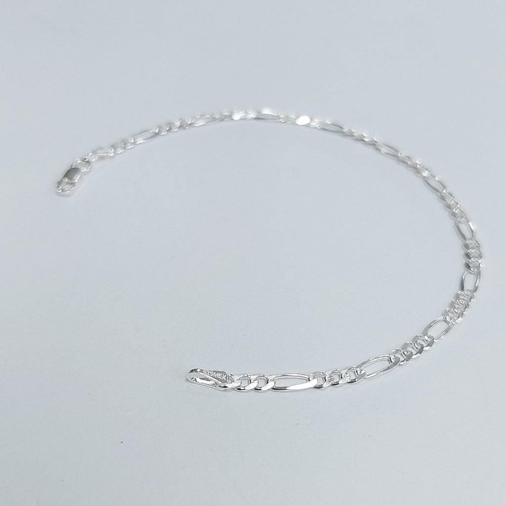 PULSERA TEJIDO 3X1 PLATA .925 18 CM 2.8 GR (NUEVO)