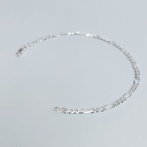 PULSERA TEJIDO 3X1 PLATA .925 18 CM 2.8 GR (NUEVO)