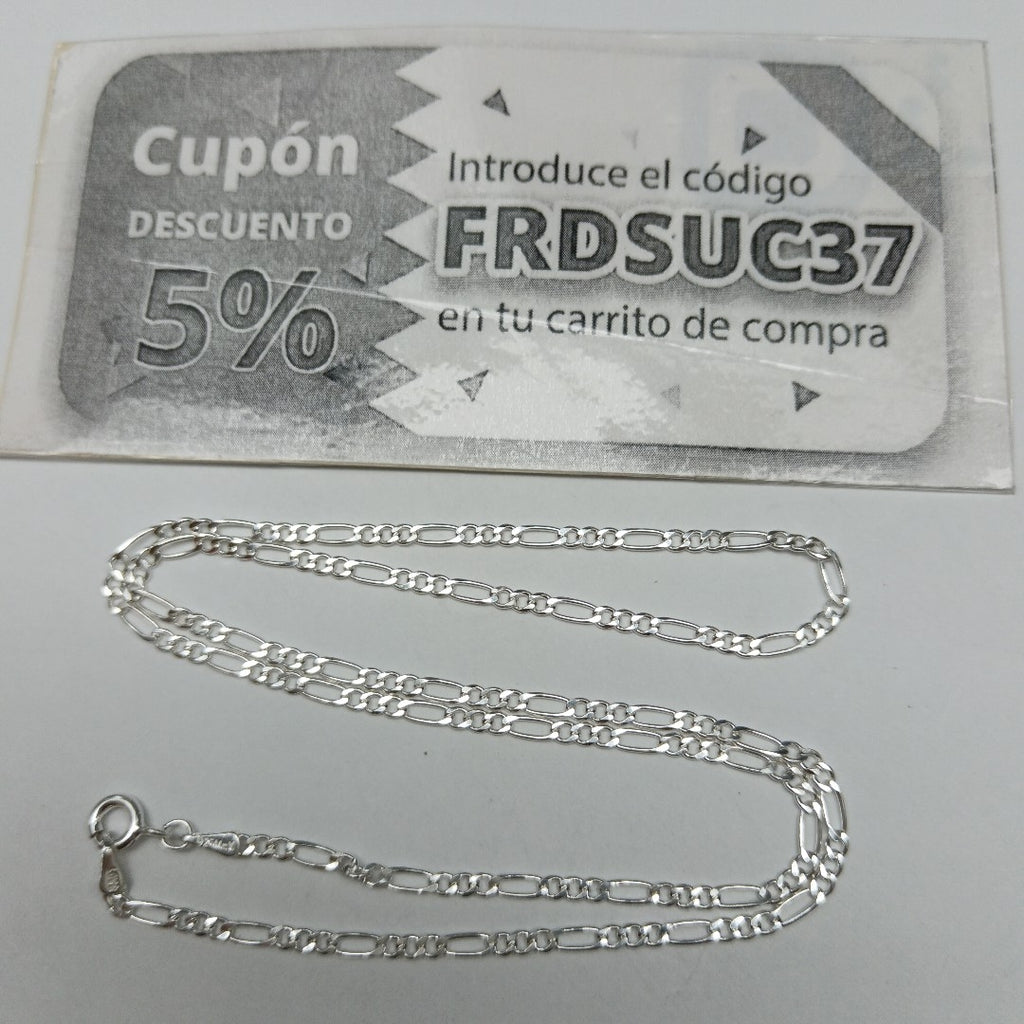 CADENA TEJIDO 3X1 PLATA .925 50 CM 4.3 GR (NUEVO)