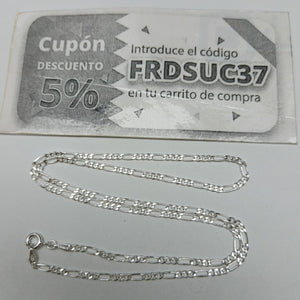 CADENA TEJIDO 3X1 PLATA .925 50 CM 4.3 GR (NUEVO)