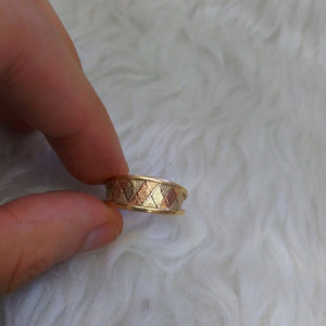 ANILLITO ORO, RODIADO 10 K 3.1 GRMS (SEMINUEVO)