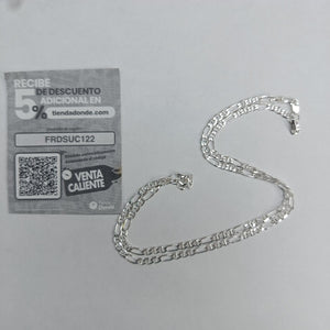 CADENA TEJIDO MARINERO PLATA .925 55 CM 8.1 GR (NUEVO)