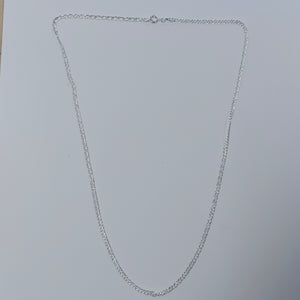 CADENA TEJIDO ESLABONES PLATA .925 55 CM 4.1 GR (NUEVO)