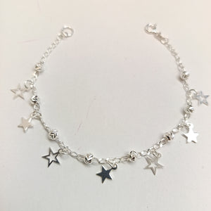 PULSERA TEJIDO ESPECIAL PLATA .925 18 CM 3.1 GR (NUEVO)