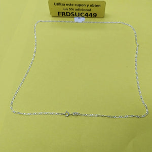 CADENA TEJIDO 1X1 PLATA .925 55 CM 3.1 GR (NUEVO)