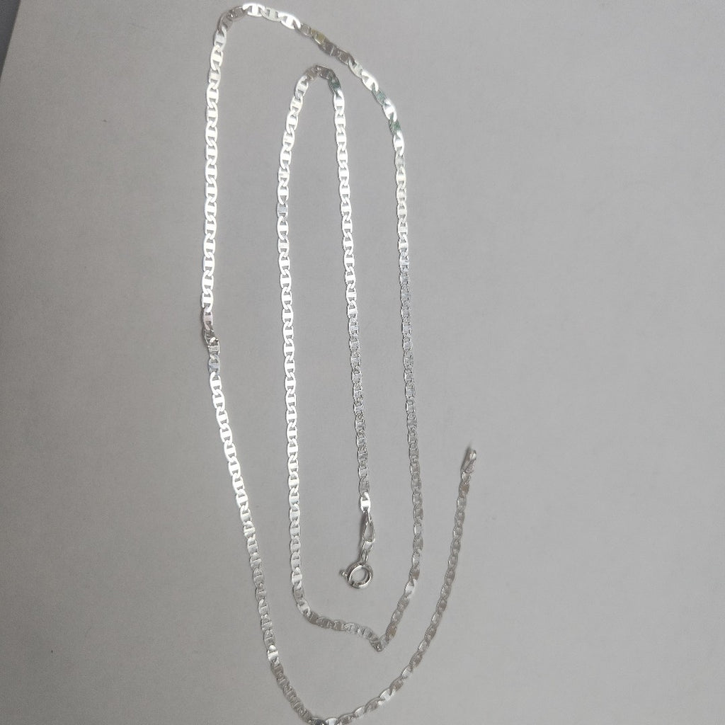 CADENA TEJIDO ESPEJO PLATA .925 60 CM 4.5 GR (NUEVO)