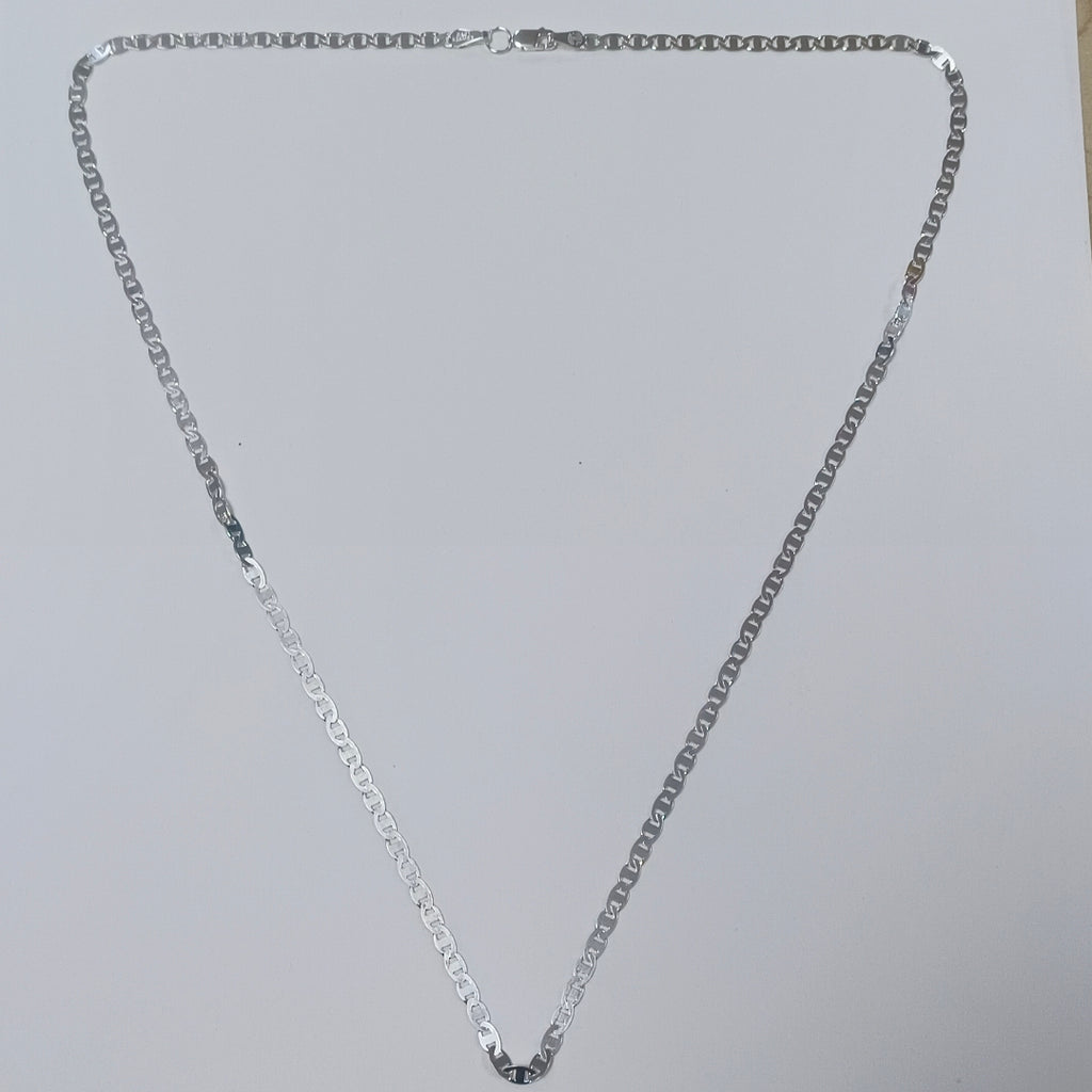 CADENA TEJIDO GUCHI PLATA .925 60 CM 9.8 GR (NUEVO)