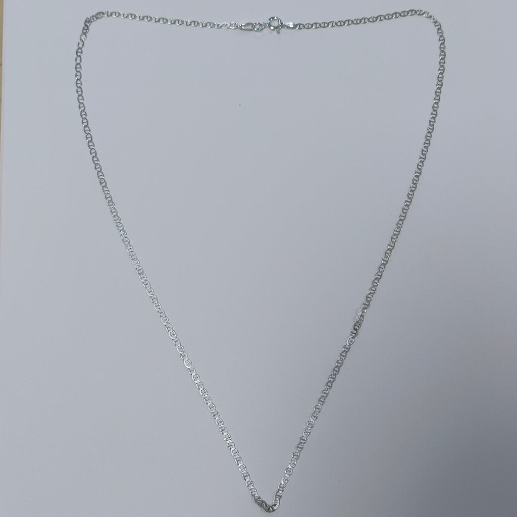 CADENA TEJIDO GUCHI PLATA .925 60 CM 3.5 GR (NUEVO)
