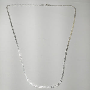 CADENA TEJIDO GUCHI PLATA .925 55 CM 3.7 GR (NUEVO)