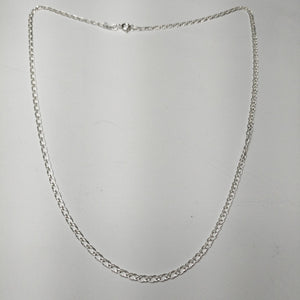 CADENA TEJIDO ESLABONES PLATA .925 50 CM 3.5 GR (NUEVO)