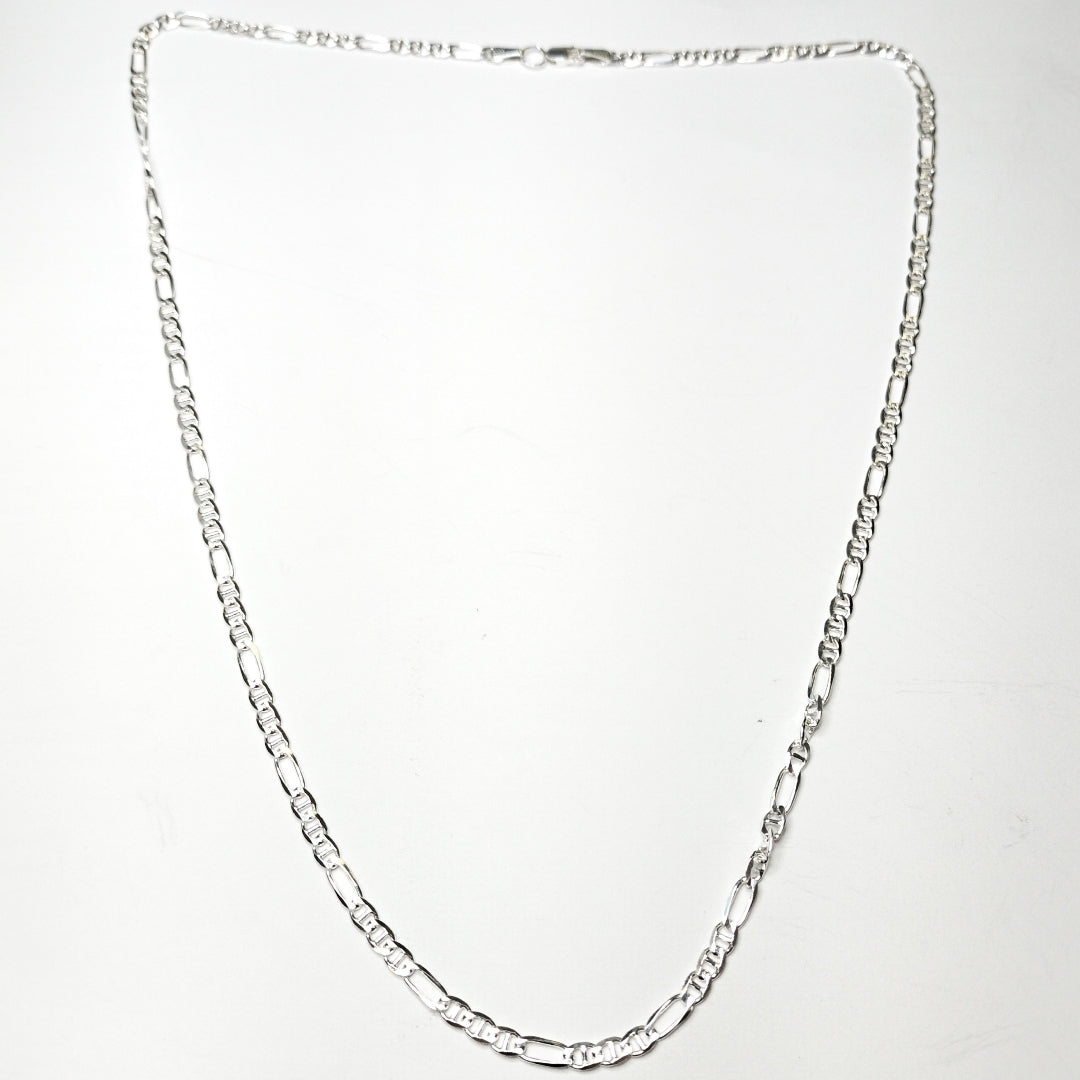 CADENA TEJIDO MARINERO PLATA .925 55 CM 7.9 GR (NUEVO)