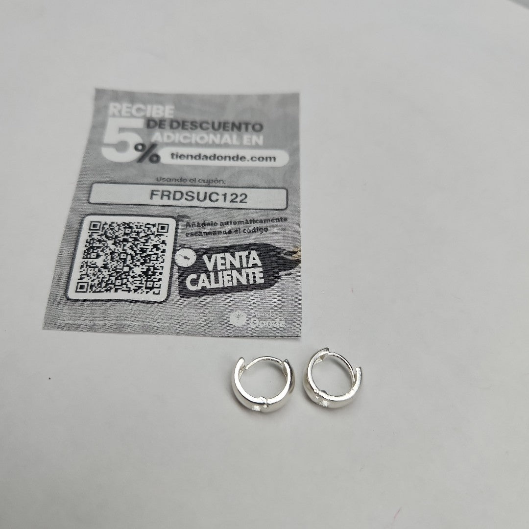 HUGGIES PLATA .925 2.2 GR (NUEVO)