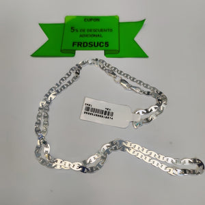CADENA TEJIDO GUCHI PLATA .925 55 CM 8.3 GR (NUEVO)
