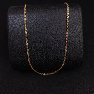 CADENA ORO COMBINADO 14 K 3,30 GRMS (SEMINUEVO)