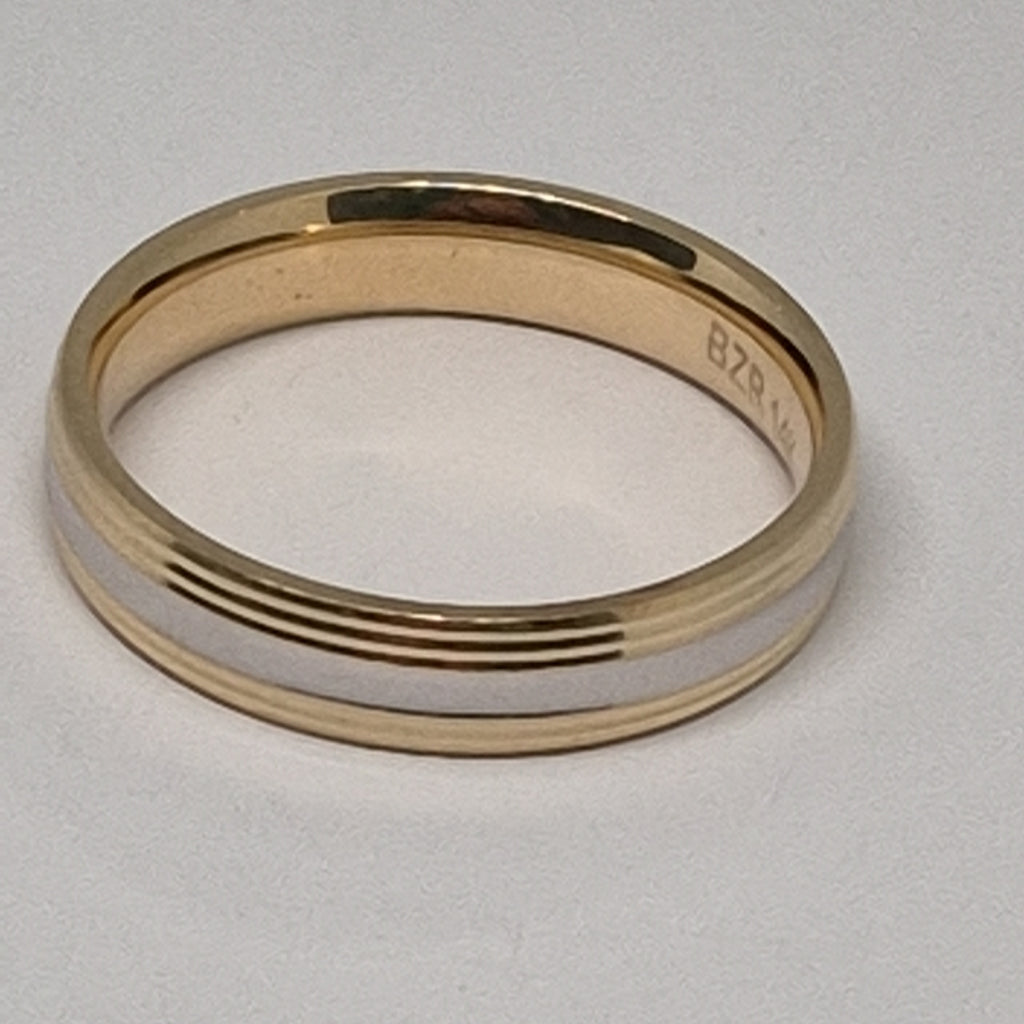 ARGOLLA ORO COMBINADO 14 K 3,30 GRMS (SEMINUEVO)