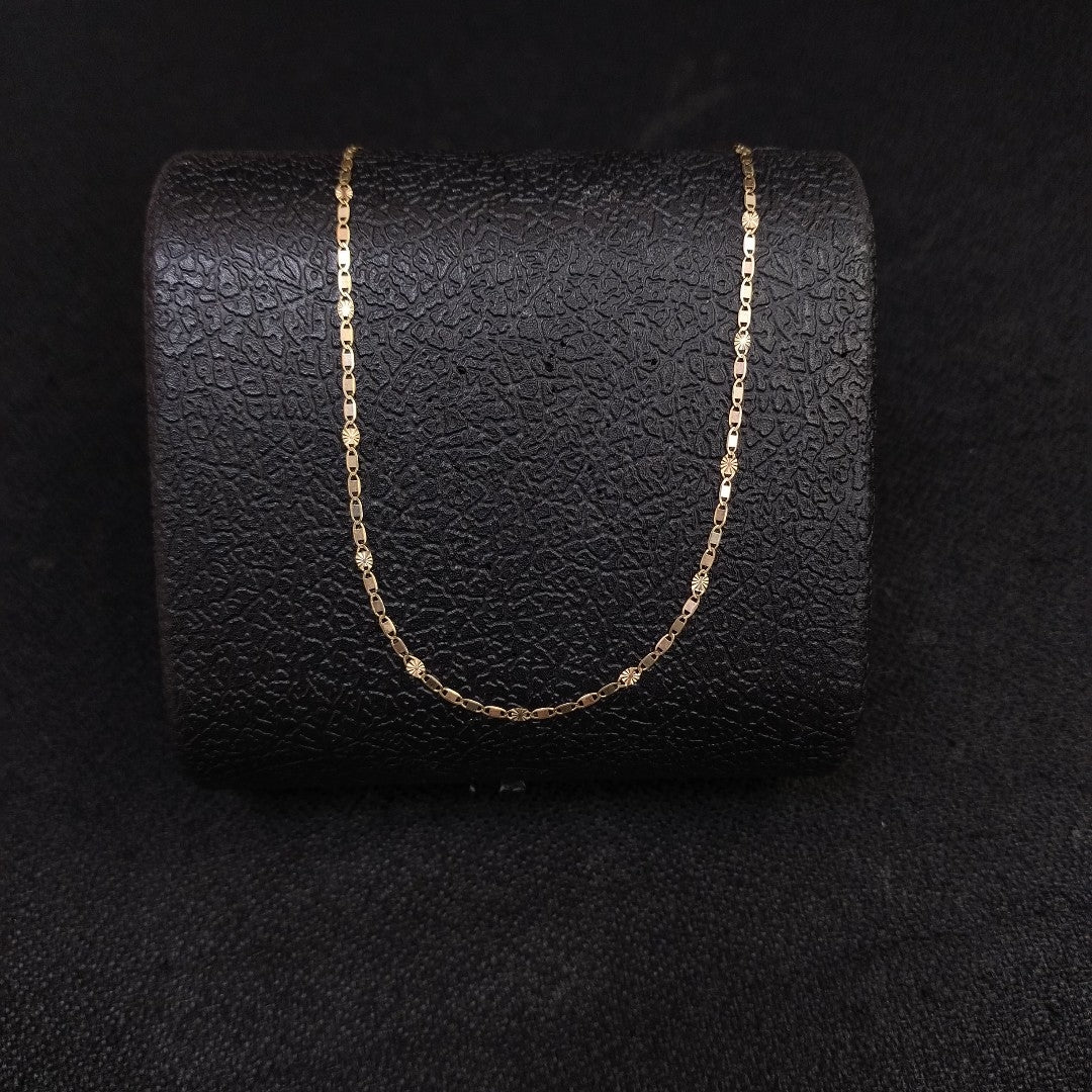 CADENA ORO COMBINADO 14 K 1,40 GRMS (SEMINUEVO)